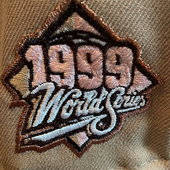 NEW NY Yankees Camel & pink baseball cap - size 7.5 - Picture 6 of 13